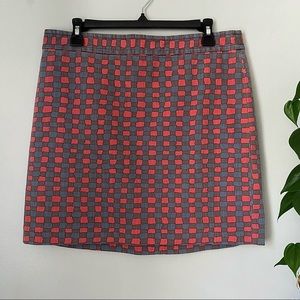 Marc by Marc Jacobs Denim Molly Check Mini Skirt